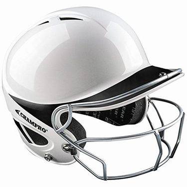 New Champro Two-Tone Performance Batting Helmet w/ Facemask Size 7 - 7 1/2