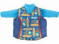 New Stearns Puddle Jumper 2-in-1 Life Jacket Rash Guard 33-55 lbs