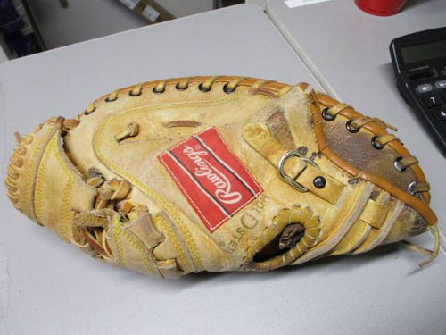 Used Rawlings Catchers Glove Tan
