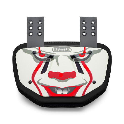 Load image into Gallery viewer, New Battle Clown Chrome Football Back Plate - Adult
