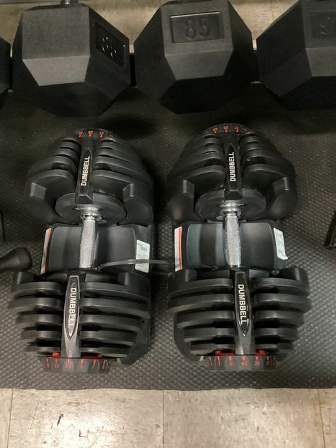 Load image into Gallery viewer, New Rising Gym 40 KG / 90 LB Adjustable Dumbbell Set QTY 2
