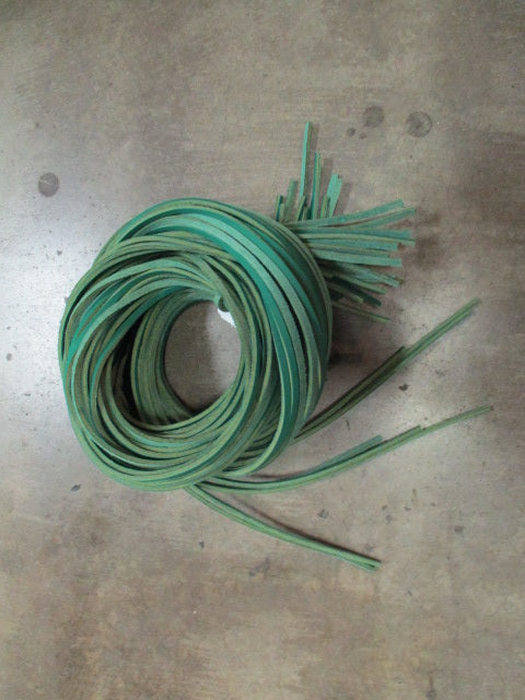 Load image into Gallery viewer, American Leather Kelly Green Glove Lace 3/16 x 72&quot; (QTY 1 LACE)
