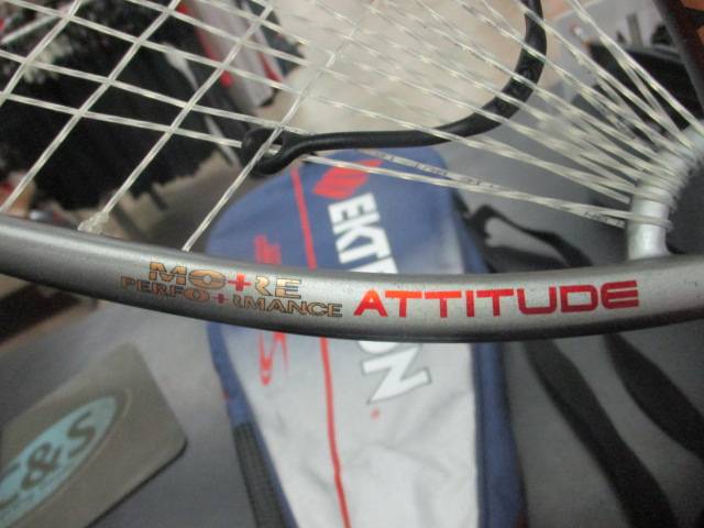 Load image into Gallery viewer, Used Ektelon More Attitude Racquetball Racquet With case
