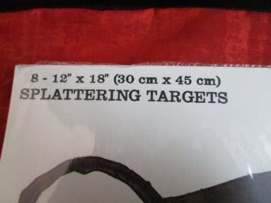 Birchwood Casey Darkotic House Guest - 8- 12" x 18" Splattering Targets