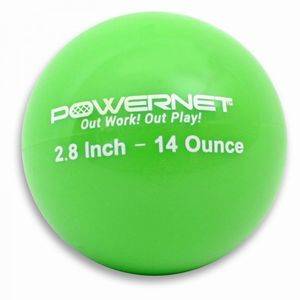 New PowerNet 2.8" Weighted Hitting and Batting Training Ball (6 pack)- 14 oz.