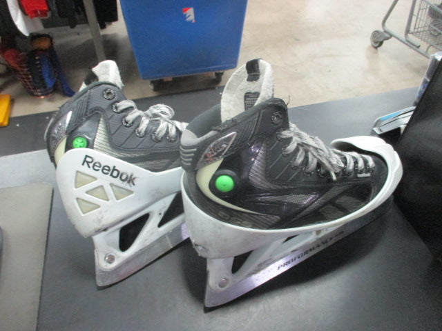 Load image into Gallery viewer, Used Reebok 14K Goalie Skates Size 4.5
