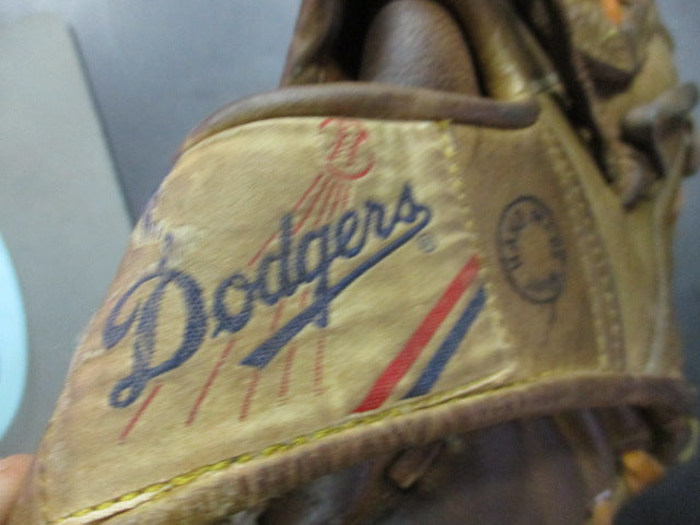 Load image into Gallery viewer, Vintage Dodgers FieldMaster Leather Baseball Glove
