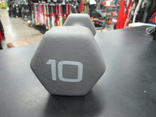 Load image into Gallery viewer, Cap Grey 10lb Neoprene Dumbbell
