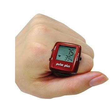 New Pulse Plus Heart Rate Ring Red