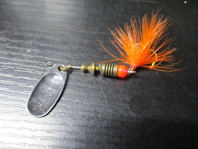 Load image into Gallery viewer, Used Mepps 2 Black Fury Rooster Tail Spinner Lure
