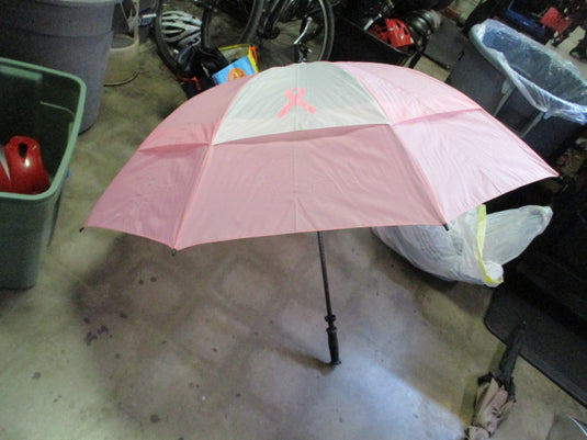 Used Bag Boy Pink Breast Cancer Awareness Golf Umbrella