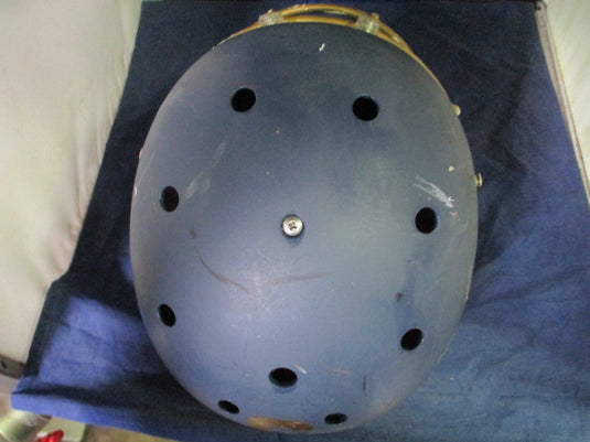 Used Schutt Air XP Hybrid Youth XL Blue Football Helmet 2014 Initial Season