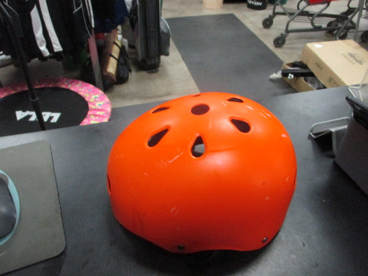 Used S1 Lifter Orange Skate Helmet Size Medium