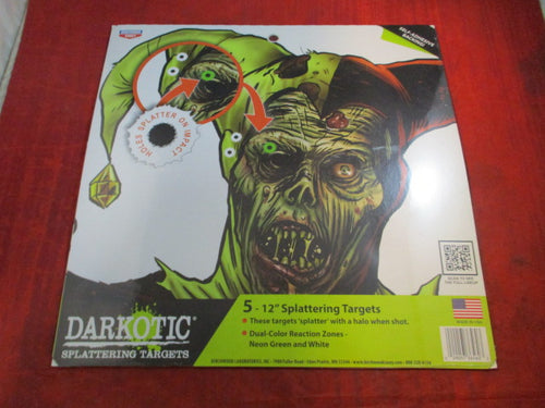 Birchwood Casey Darkotic Splattering Targets - Last Laugh - 5 Pack