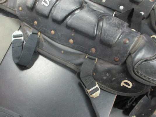 Used Diamond Black Catcher Shin Guards