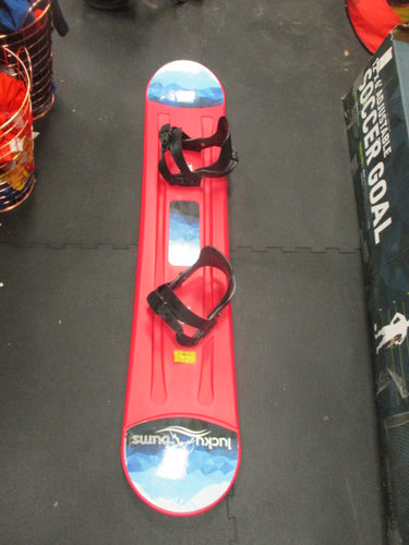 Used Lucky Bums 120cm Plastic Snowboard Sled Ages 5-10