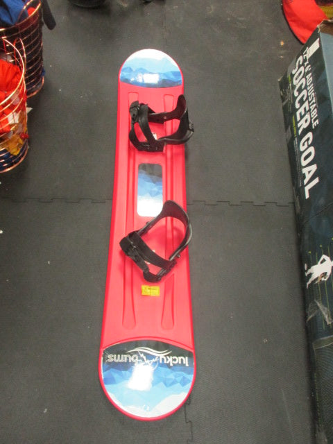 Used Lucky Bums 120cm Plastic Snowboard Sled Ages 5-10