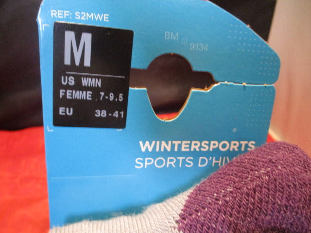 Load image into Gallery viewer, New Ski Sundries 2 Pack Merino Ski Socks Adult Size Small
