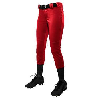 New Champro Red Tournament Softball Pants Size Youth Med - Scarlet