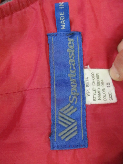 Load image into Gallery viewer, Used Sportcaster Pink Snow Bibs Size 12
