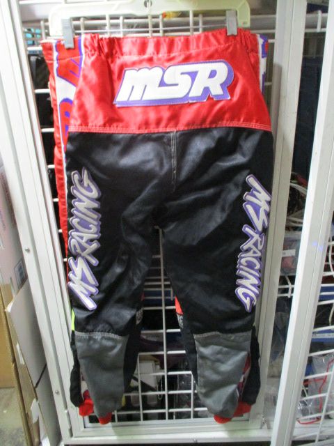Used Vintage Moose MSR Racing PC 2 Motorcross Pants Adult Size 34 - hole in knee