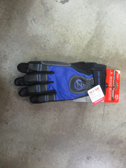 Zero Friction Work Gloves Men's One Size Blue / Black