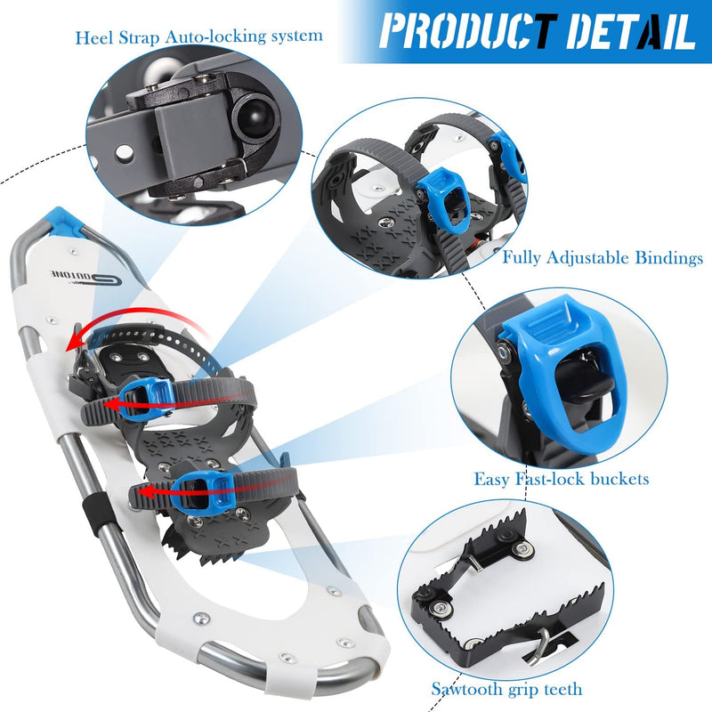 Load image into Gallery viewer, Goutone 27&quot; Light Weight Snowshoes for Men and Women. (160-220lbs)
