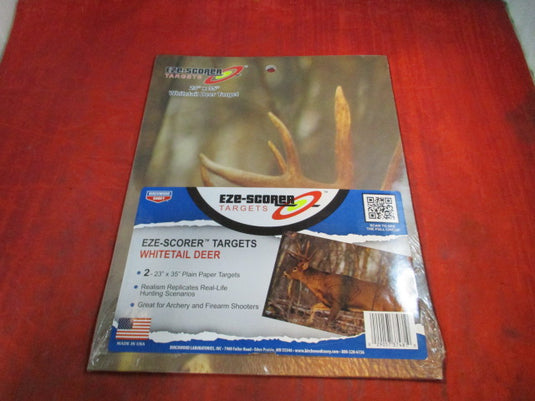 Birchwood Casey Eze-Scorer 23" x 35" Whitetail Deer Target -  2 Pack