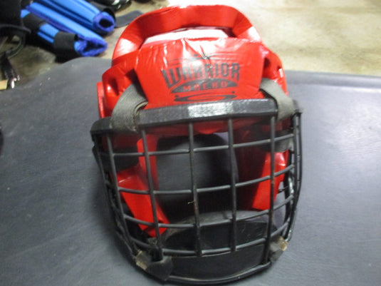 Used Warrior Macho Red Foam Headgear w/ Mask Size Large