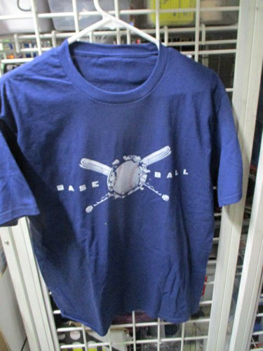 Navy Baseball Shirt Adult Size Medium
