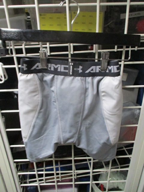 Load image into Gallery viewer, Used Under Armour Sliding Shorts w/ Cup Youth Size Medium
