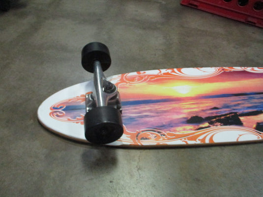 Used Krown Complete Longboard City Surf Sunset 9" x 46"