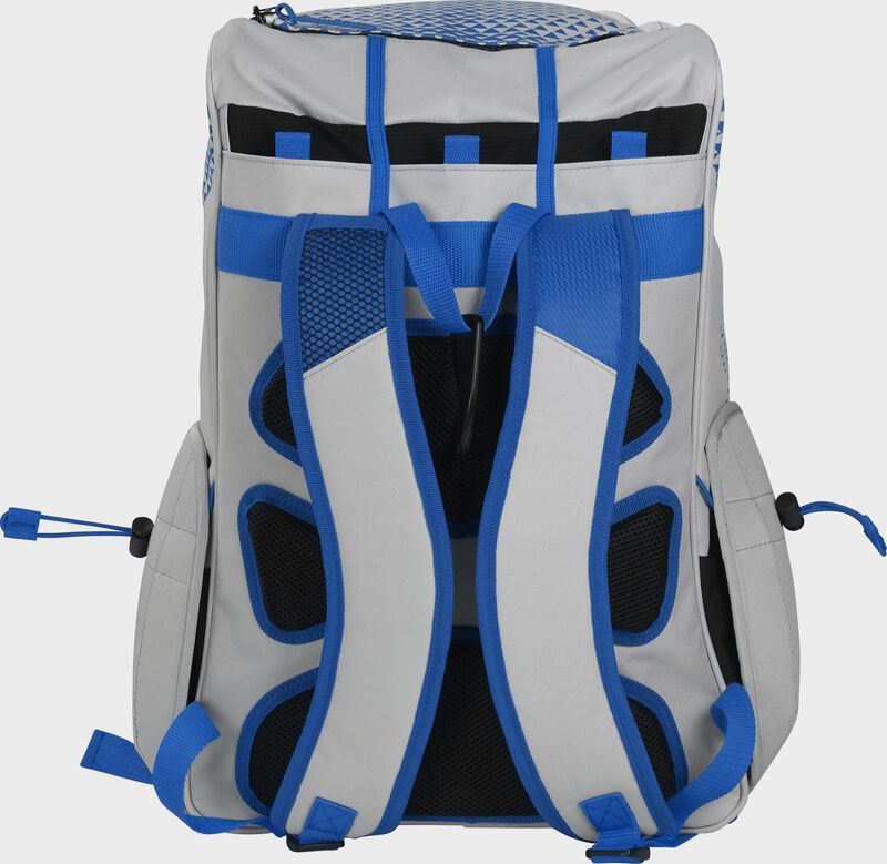 Load image into Gallery viewer, New Rawlings Mantra R800 Fastpitch Backpack - Royal Blue / Silver
