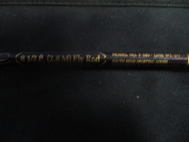 Load image into Gallery viewer, Used South Bend Finnese F-685 8.5&#39; Fly Fishing Rod w/ Bag
