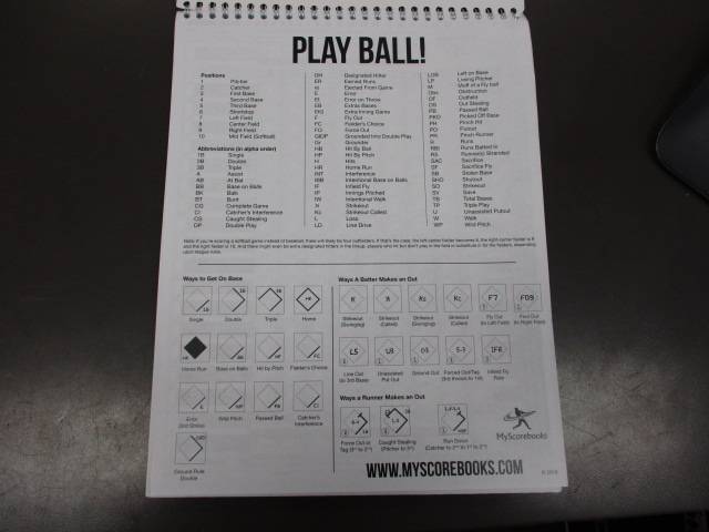 Load image into Gallery viewer, New C&amp;S Sporting Goods 18 Player 30 Game Softball/Baseball Scorebook
