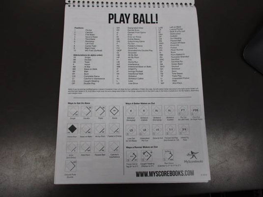 New C&S Sporting Goods 18 Player 30 Game Softball/Baseball Scorebook