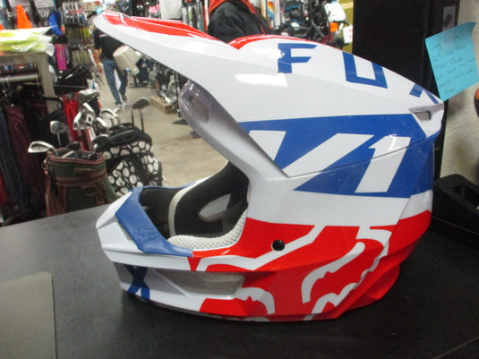 Used Fox V1 Motocross Helmet Size Small