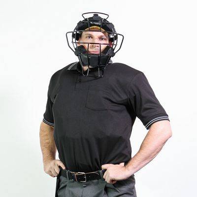 NEW Champro Black Umpire Polo Shirt Size Small