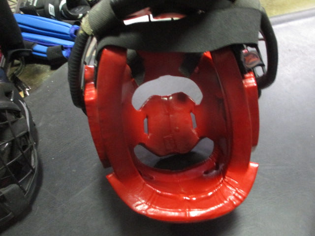 Load image into Gallery viewer, Used Warrior Macho Red Foam Headgear w/ Mask Size Large
