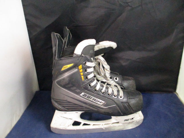 Load image into Gallery viewer, Used Bauer 150 Supreme Hockey Skates Youth Size 3 - missing laces &amp; worn
