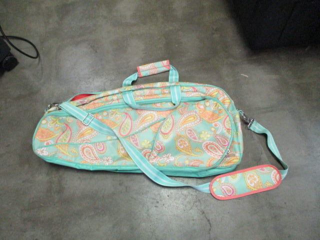 Load image into Gallery viewer, Used All For Color Paisley Breeze 2 Pack Tennis Bag
