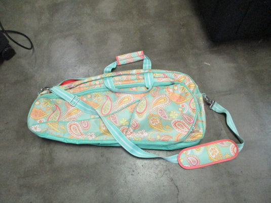 Used All For Color Paisley Breeze 2 Pack Tennis Bag