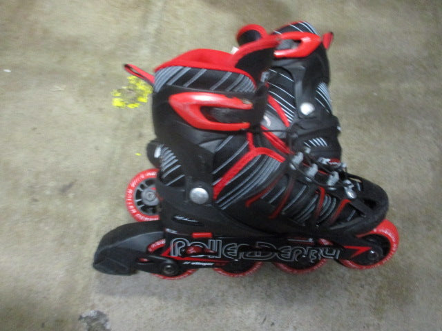 Load image into Gallery viewer, Used Roller Derby Stinger 5.2 Adjustable Inline Skates Size 12-2
