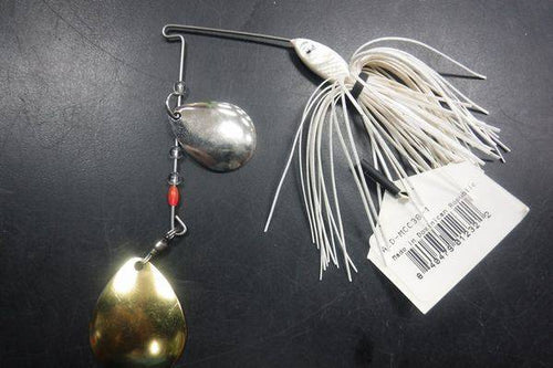 White Fishing Spinner Bait Lure