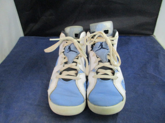 Used Nike Air Jordan 6 VI Retro University Blue Shoes Youth Size 1