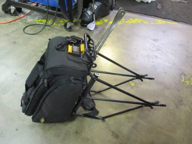 Load image into Gallery viewer, Used Topeak MTX Quick Track Bike Bag and rear rack
