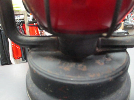 Used Vintage Dietz Fitz All Oil Lantern with Red Globe