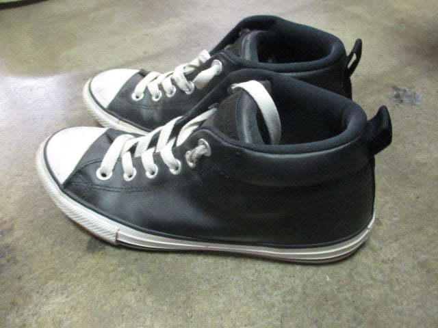 Load image into Gallery viewer, Used Converse All-Star Mid Leather Chucks Size 5
