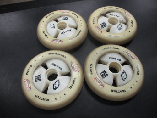 Used Matter Juice F2110 Skate Wheels - Set of 4