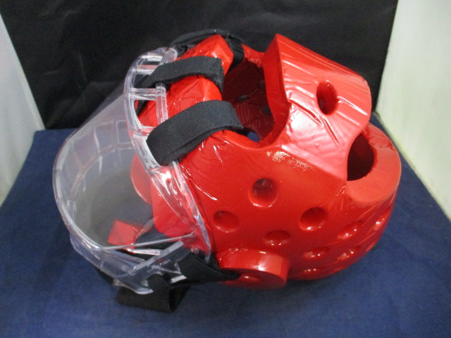 Load image into Gallery viewer, Used Tiger Claw Martial Arts CLear Face Shield Head Gear Size Adult
